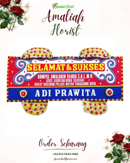 Papan Bunga Ucapan Selamat Yamo